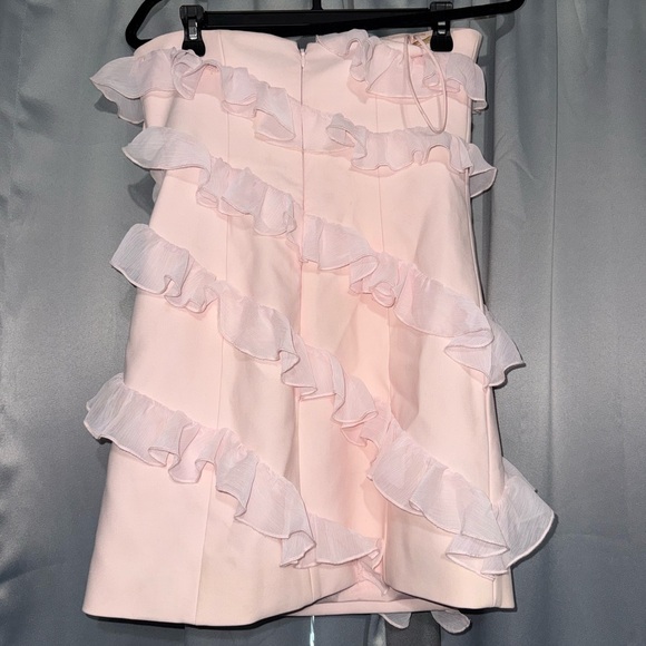 Cinq a Sept Blush Pink Strapless Dress - Picture 3 of 5